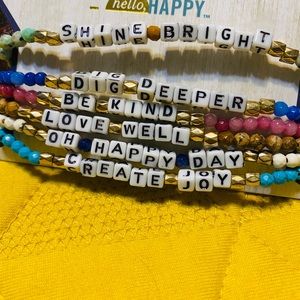 Hello happy 6 bracelets